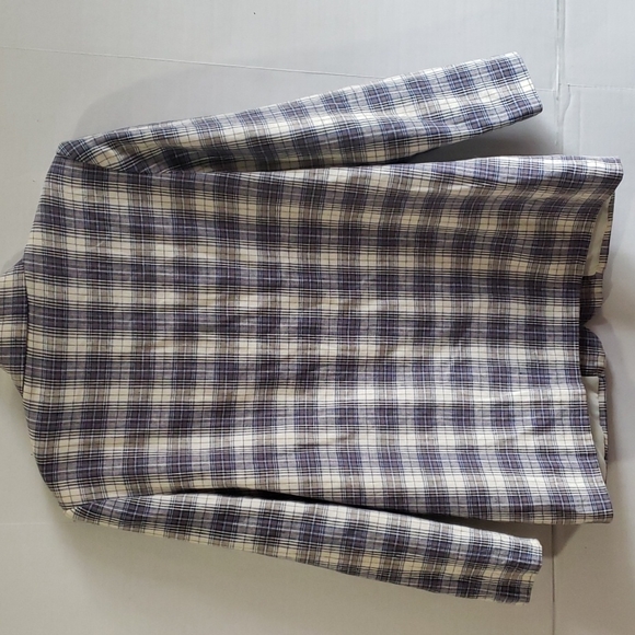 SAG HARBOR PLAID BOYFRIEND BLAZER. - Picture 6 of 10